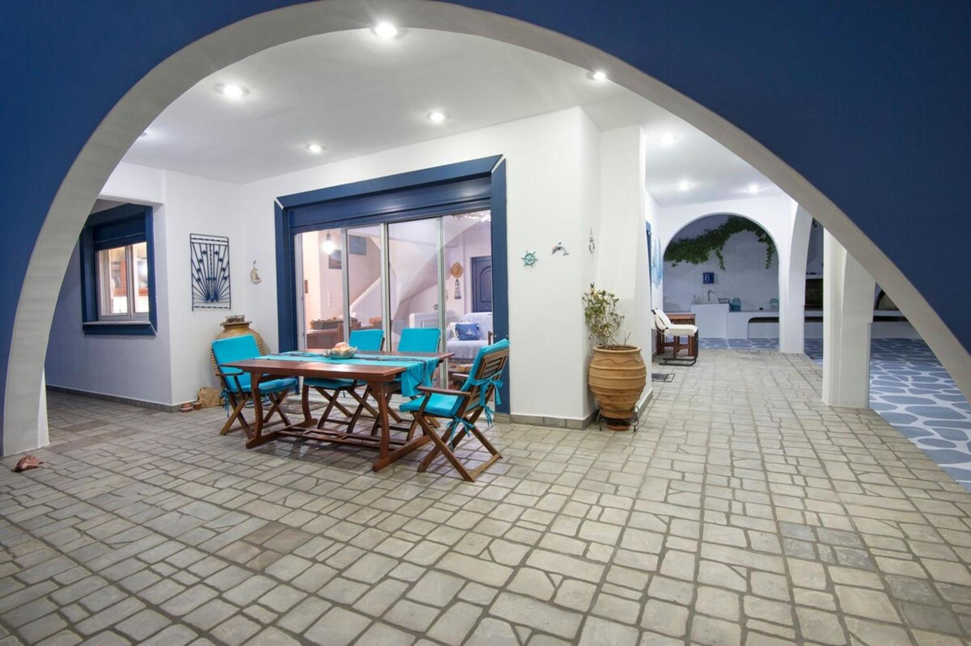 Blue Dream Seaside Villa With Superb Sea Views Kími Kültér fotó