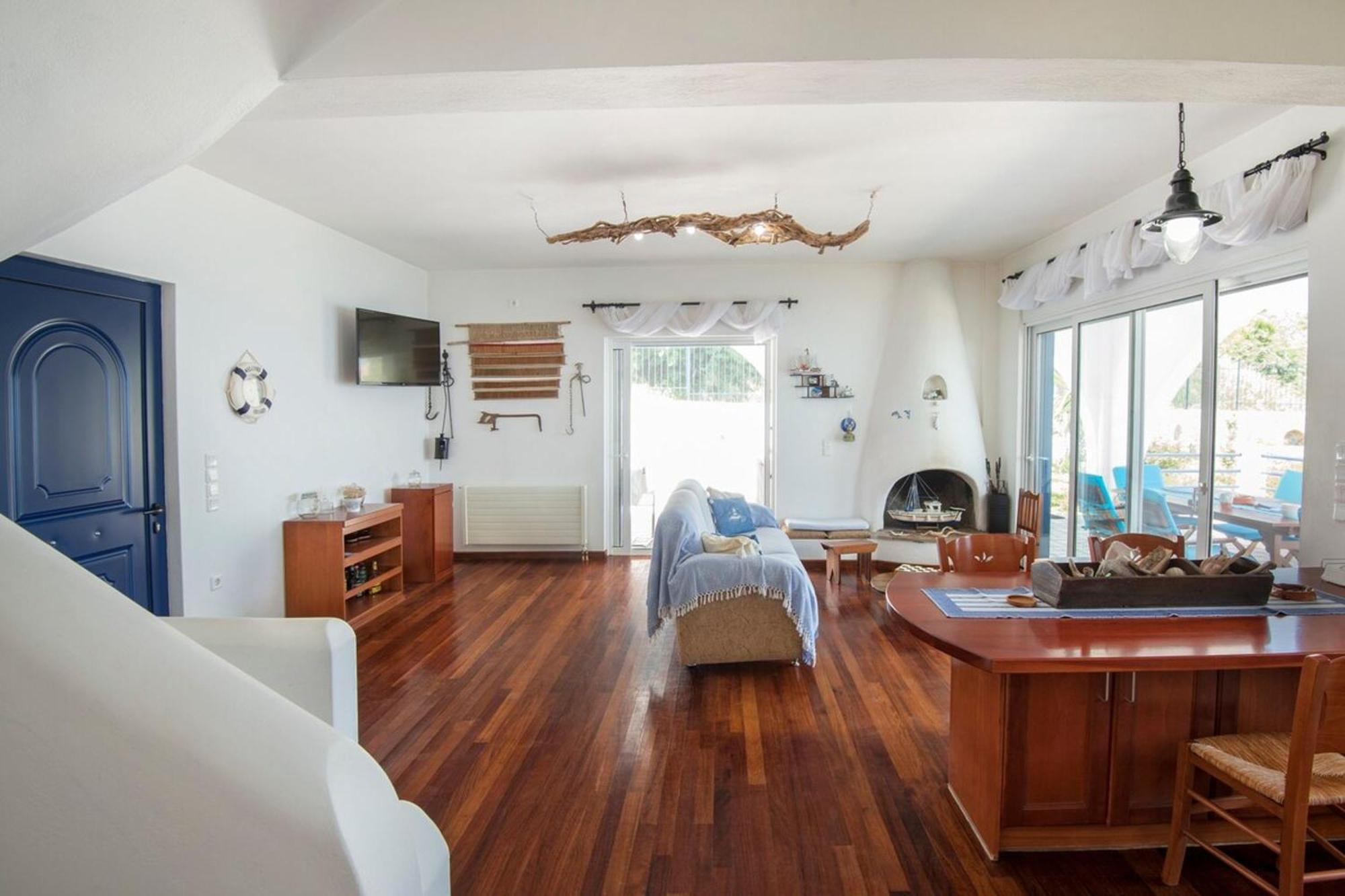 Blue Dream Seaside Villa With Superb Sea Views Kími Kültér fotó